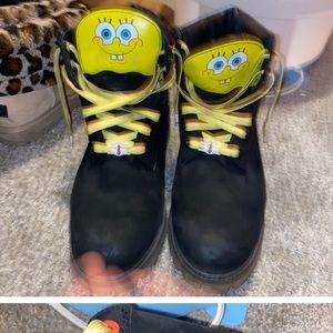 SpongeBob timberlands size 8.5